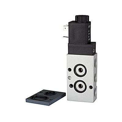 RIEGLER NAMUR 103655-552.21 Válvula de válvula de 3/2-5/2 vías, retorno de muelle, G 1/4, 230 V, 50 Hz, 1 unidad RIEGLER NAMUR 103655-552.21 Válvula de válvula de 3/2-5/2 vías, retorno de muelle, G 1/4, 230 V, 50 Hz, 1 unidad