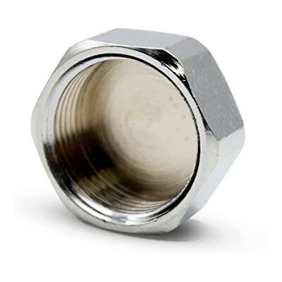 DOJA Barcelona Tapon Obturador Hembra Rosca Interna Tapa Ciega Hexagonal 1/2’’ en Laton Cromado Tapones para Tubos Desague Lavabo, Radiadores, Agua con Gas, Llaves de Tubo, Grifo Jardin DOJA Barcelona Tapon Obturador Hembra Rosca Interna Tapa Ciega Hexagonal 1/2’’ en Laton Cromado Tapones para Tubos Desague Lavabo, Radiadores, Agua con Gas, Llaves de Tubo, Grifo Jardin