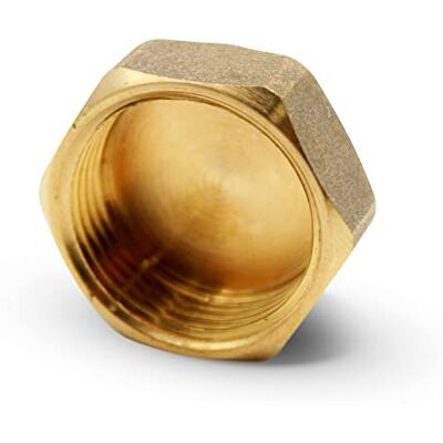 DOJA Barcelona Tapon Obturador Hembra Rosca Interna 4 Tapa Ciega Hexagonal 3/4’’ Laton Tapones para Tubos Desague Lavabo, Radiadores, Agua con Gas, Llaves de Tubo, Grifo Jardin, Tuberia DOJA Barcelona Tapon Obturador Hembra Rosca Interna 4 Tapa Ciega Hexagonal 3/4’’ Laton Tapones para Tubos Desague Lavabo, Radiadores, Agua con Gas, Llaves de Tubo, Grifo Jardin, Tuberia