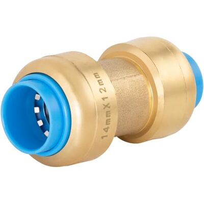 NT NOYON & THIEBAULT Conector Automático Universal Ø14 mm Ø12 mm Unión Reducida Sistema PUSH-FIT Conexión Rápida y Segura QUICK PLOMBERIE NT NOYON & THIEBAULT Conector Automático Universal Ø14 mm Ø12 mm Unión Reducida Sistema PUSH-FIT Conexión Rápida y Segura QUICK PLOMBERIE