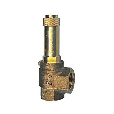 RIEGLER ,6 Válvula de seguridad esquinera, vapor saturado, G 1/2, presión de respuesta 3,6 bar, 1 unidad RIEGLER ,6 Válvula de seguridad esquinera, vapor saturado, G 1/2, presión de respuesta 3,6 bar, 1 unidad