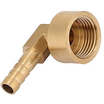 Akozon Accesorios De Codo, G1 / 2 Rosca Hembra Latón Codo Manguera Barb Acoplamiento Conector Adaptador De Unión Adaptador(10Mm) Akozon Accesorios De Codo, G1 / 2 Rosca Hembra Latón Codo Manguera Barb Acoplamiento Conector Adaptador De Unión Adaptador(10Mm)