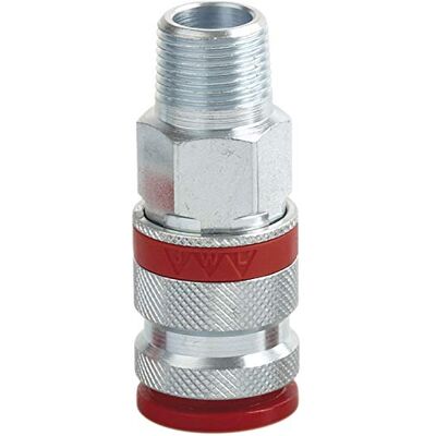 JWL Acoplamiento de acero (DN 7, 8 BSP con rosca exterior 1/2") JWL Acoplamiento de acero (DN 7, 8 BSP con rosca exterior 1/2")