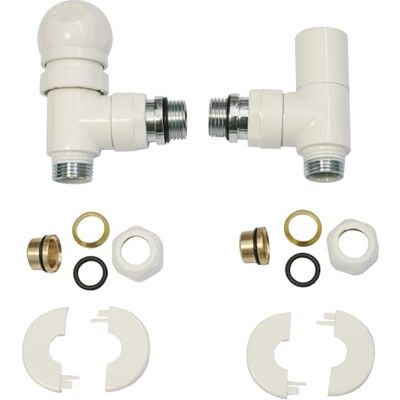 SOMATHERM FOR YOU , , Kit termostatable 1/2 (15x21) blanco para toallero SFY, con volante manual y conexión para tubo de cobre de diámetro 14. SOMATHERM FOR YOU , , Kit termostatable 1/2 (15x21) blanco para toallero SFY, con volante manual y conexión para tubo de cobre de diámetro 14.