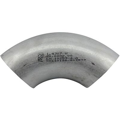 Tubo de codo 40mm - Acero inoxidable 1.4301 Tubo de codo 40mm - Acero inoxidable 1.4301