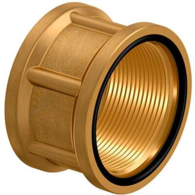 Uponor Cuerpo recto Wipex G3"-G3", con roscas cilíndricas, incluye junta tórica, temperatura y presión máximas de 10 bar/95ºC o 16 bar/20ºC, latón, color dorado (referencia ) Uponor Cuerpo recto Wipex G3"-G3", con roscas cilíndricas, incluye junta tórica, temperatura y presión máximas de 10 bar/95ºC o 16 bar/20ºC, latón, color dorado (referencia )