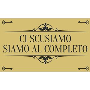 Gift Company Felpudo Ci scusiamo Estamos al Completo, Coco, Beige, 75 x 2 x 45 cm Gift Company Felpudo Ci scusiamo Estamos al Completo, Coco, Beige, 75 x 2 x 45 cm