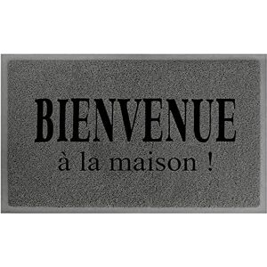 Douceur d'Intérieur Tapis Déco , Tapete De Entrada Rectangulo, 45 X 75 Cm, Maison, Alfombra De Entrada, Gris/Negro Douceur d'Intérieur Tapis Déco , Tapete De Entrada Rectangulo, 45 X 75 Cm, Maison, Alfombra De Entrada, Gris/Negro