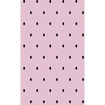 Homemania Alfombra Estampada, 25% poliéster, 75% algodón, Rosa, Negro Homemania Alfombra Estampada, 25% poliéster, 75% algodón, Rosa, Negro