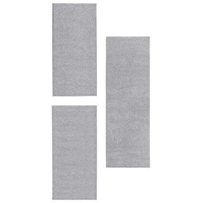 andiamo Alfombra Le Havre de Suave, salón, Dormitorio, Comedor, 100% Polipropileno, sin contaminantes, Polipropileno, Gris Claro, 2X 67x140 cm, 1x 67x200 cm andiamo Alfombra Le Havre de Suave, salón, Dormitorio, Comedor, 100% Polipropileno, sin contaminantes, Polipropileno, Gris Claro, 2X 67x140 cm, 1x 67x200 cm