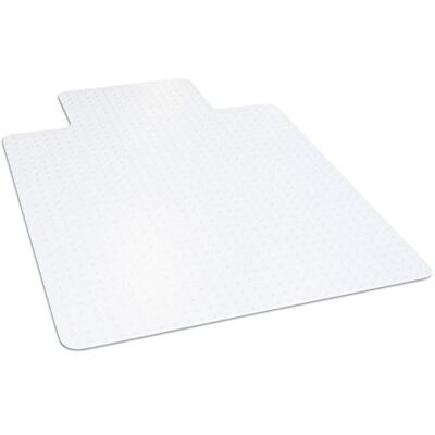 DIMEX Tapete para Silla de Oficina para Alfombra de Pelo bajo con Borde, 91.4 x 121.9 cm, Transparente DIMEX Tapete para Silla de Oficina para Alfombra de Pelo bajo con Borde, 91.4 x 121.9 cm, Transparente