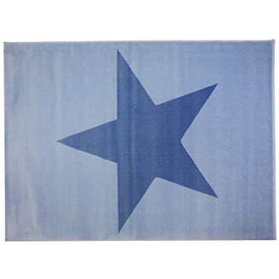 Aratextil Estela Alfombra Infantil, Acrílico, Celeste, 120x160 cm Aratextil Estela Alfombra Infantil, Acrílico, Celeste, 120x160 cm