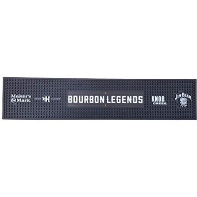 Bourbon Legends tapete para Barra de derrames con Licencia Oficial – 23.5" x 5.0" – Marca del Fabricante, Basil Hayden, Knob Creek, Jim Beam Bourbon Legends tapete para Barra de derrames con Licencia Oficial – 23.5" x 5.0" – Marca del Fabricante, Basil Hayden, Knob Creek, Jim Beam