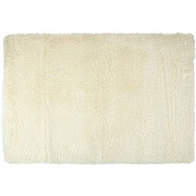 Spirella Alfombra Textil Unico White 60X90 1204544, Blanco, Estandar Spirella Alfombra Textil Unico White 60X90 1204544, Blanco, Estandar
