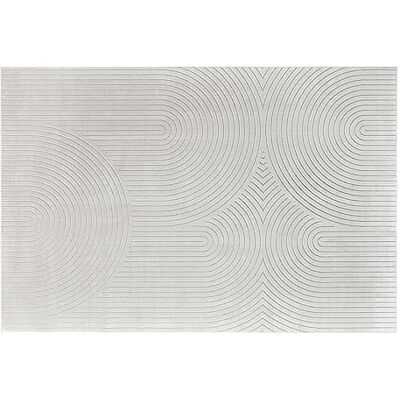 Douceur d'Intérieur Geode Alfombra, Rectangular, 140 x 200 cm, Natural, de Viscosa, en Relieve Douceur d'Intérieur Geode Alfombra, Rectangular, 140 x 200 cm, Natural, de Viscosa, en Relieve