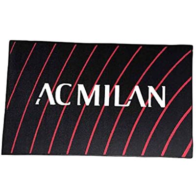 Alfombra Antideslizante AC Milan - 70x110 - Rectangular Decorativa Alfombra Antideslizante AC Milan - 70x110 - Rectangular Decorativa