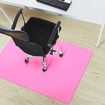 Floordirekt Alfombrilla protectora para suelos duros, coloreada para silla de oficina, de polipropileno, grosor: 1,9 mm (rosa, 114 x 150 cm) Floordirekt Alfombrilla protectora para suelos duros, coloreada para silla de oficina, de polipropileno, grosor: 1,9 mm (rosa, 114 x 150 cm)