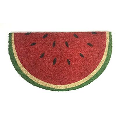 De'Carpet Felpudo Coco Media Luna Original Moderno Económico Sandia Fruta, 40x70 De'Carpet Felpudo Coco Media Luna Original Moderno Económico Sandia Fruta, 40x70