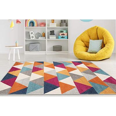 Carpeto Rugs Carpeto Alfombra Salón 160x220cm Naranja Geométrico Suave Suelo Radiante Alfombra para Dormitorio Oficina Comedor Fácil de Limpiar Resistente a Detergentes Pelo Corto Sintético Moderno Vistoso Carpeto Rugs Carpeto Alfombra Salón 160x220cm Naranja Geométrico Suave Suelo Radiante Alfombra para Dormitorio Oficina Comedor Fácil de Limpiar Resistente a Detergentes Pelo Corto Sintético Moderno Vistoso