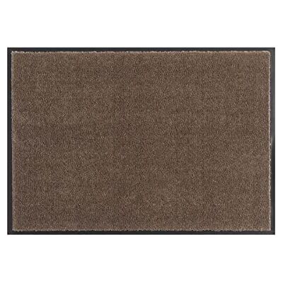 Hanse Home Suave y Limpio Soft & Clean-Felpudo para Interior y Exterior (100 x 100 cm), Color marrón, Poliamida Hanse Home Suave y Limpio Soft & Clean-Felpudo para Interior y Exterior (100 x 100 cm), Color marrón, Poliamida