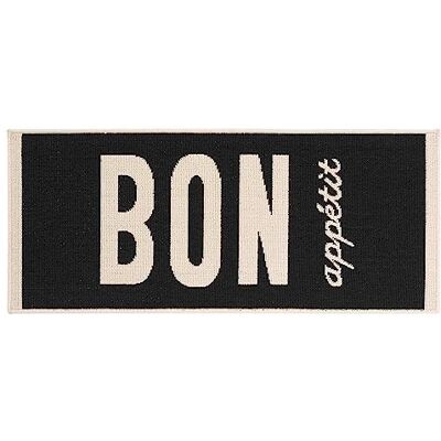 Paris Prix - Appetito - Negro - 50x120cm - Alfombra Paris Prix - Appetito - Negro - 50x120cm - Alfombra