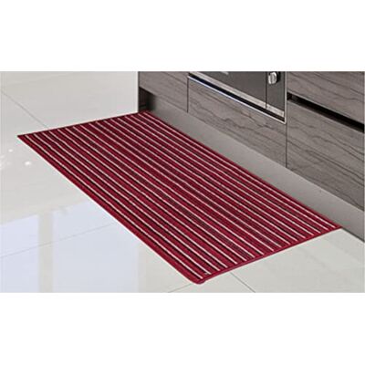 COMERCIAL CANDELA FELPUDOS Y ALFOMBRAS Alfombra de Cocina de Textil Resistente, Lavable Base PVC Antideslizante y Aislante Diseño Clasico Color (Rojo, 57_x_290_cm) COMERCIAL CANDELA FELPUDOS Y ALFOMBRAS Alfombra de Cocina de Textil Resistente, Lavable Base PVC Antideslizante y Aislante Diseño Clasico Color (Rojo, 57_x_290_cm)