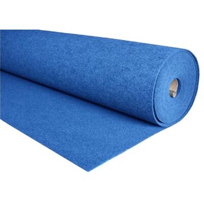 Exma Rollo Moqueta fieltro por Metros Alfombra Suelo Acolchado para Pasillo Rollo de Moqueta 60m ancho1m Azul Uso ferial eventos feria Suelo Acolchado Baldosas Pasilleros Tapizar coches Aislante Exma Rollo Moqueta fieltro por Metros Alfombra Suelo Acolchado para Pasillo Rollo de Moqueta 60m ancho1m Azul Uso ferial eventos feria Suelo Acolchado Baldosas Pasilleros Tapizar coches Aislante