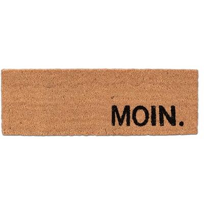 Relaxdays Felpudo Coco Moin, 25x75cm, Tapete Puerta, Alfombra Entrada, Interior, Exterior, Antideslizante, Natural Relaxdays Felpudo Coco Moin, 25x75cm, Tapete Puerta, Alfombra Entrada, Interior, Exterior, Antideslizante, Natural