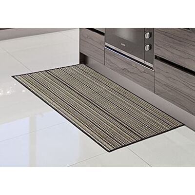 COMERCIAL CANDELA FELPUDOS Y ALFOMBRAS Alfombra de Cocina de Textil Resistente, Lavable Base PVC Antideslizante y Aislante Diseño Clasico Color (MARRÓN, 57_x_240_cm) COMERCIAL CANDELA FELPUDOS Y ALFOMBRAS Alfombra de Cocina de Textil Resistente, Lavable Base PVC Antideslizante y Aislante Diseño Clasico Color (MARRÓN, 57_x_240_cm)