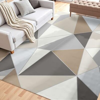 VEVOR Alfombra Suave de 1,5 x 2,1 m Alfombra Moderna Pelo Corto Antideslizante Resistente al Desgarro Elegante Ideal para Dormitorio, Oficina, Sala de Estar, Habitación Infantil, Entrada, Gris VEVOR Alfombra Suave de 1,5 x 2,1 m Alfombra Moderna Pelo Corto Antideslizante Resistente al Desgarro Elegante Ideal para Dormitorio, Oficina, Sala de Estar, Habitación Infantil, Entrada, Gris