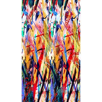 Homemania Alfombra Impresa, 25% poliéster, 75% algodón, Multicolor Homemania Alfombra Impresa, 25% poliéster, 75% algodón, Multicolor