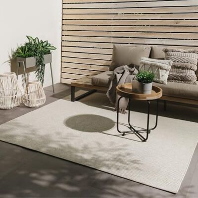 Benuta - Iowa - Crema - 300x300 cm - Alfombra Benuta - Iowa - Crema - 300x300 cm - Alfombra
