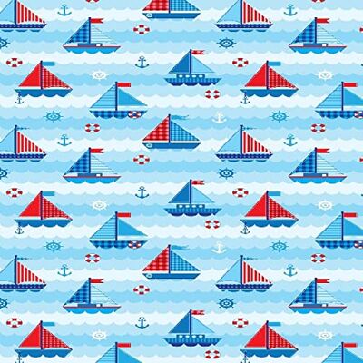 Homemania Alfombra Impresa Child Sailors para Niños, Multicolor, 100 X 200 Cm Homemania Alfombra Impresa Child Sailors para Niños, Multicolor, 100 X 200 Cm
