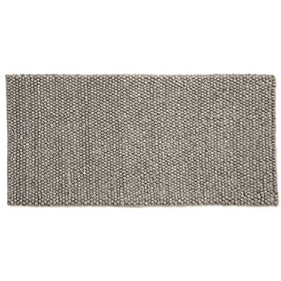 HAY Alfombra Peas de Lana, Gris Medio, 140 cm x 80 cm HAY Alfombra Peas de Lana, Gris Medio, 140 cm x 80 cm