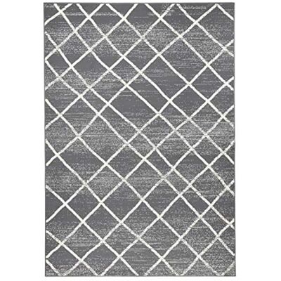 Zala Living Capri Rhombe Alfombra de salón Moderna, diseño gráfico, Pelo Corto, Tejido Plano, para Dormitorio, Comedor, salón, habitación Infantil, Pasillo, Dormitorio, Cocina, 140 x 200 cm Zala Living Capri Rhombe Alfombra de salón Moderna, diseño gráfico, Pelo Corto, Tejido Plano, para Dormitorio, Comedor, salón, habitación Infantil, Pasillo, Dormitorio, Cocina, 140 x 200 cm