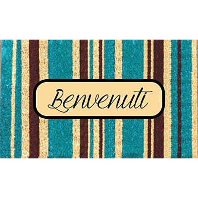 Gift Company Felpudo de Bienvenida, PVC y Fibra de Coco, Multicolor, 75 x 1.5 x 45 cm Gift Company Felpudo de Bienvenida, PVC y Fibra de Coco, Multicolor, 75 x 1.5 x 45 cm