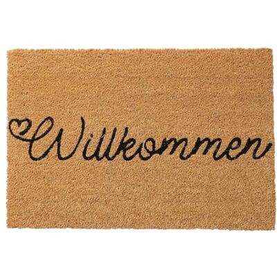 Boltze Wilkommen Felpudo (PVC y Coco, 60 x 40 x 1,5 cm, con Texto de Bienvenida, Forma Rectangular, Felpudo, Accesorio para el hogar) Boltze Wilkommen Felpudo (PVC y Coco, 60 x 40 x 1,5 cm, con Texto de Bienvenida, Forma Rectangular, Felpudo, Accesorio para el hogar)