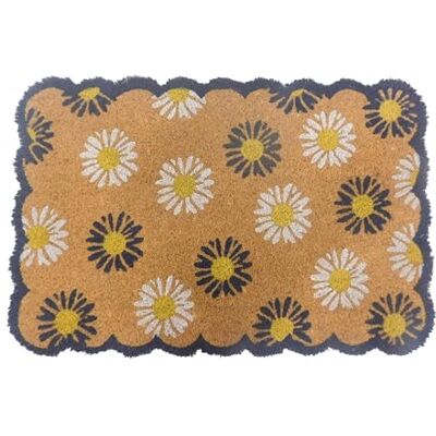 Relaxdays Felpudo de Coco, diseño Floral, 60 x 40 cm, Antideslizante, Resistente a la Intemperie, Multicolor Relaxdays Felpudo de Coco, diseño Floral, 60 x 40 cm, Antideslizante, Resistente a la Intemperie, Multicolor