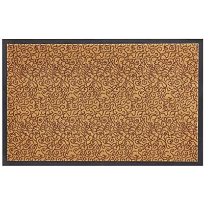 Zala Living Felpudo Lavable para Interior y Exterior (75 x 120 cm, 100% Poliamida, Parte Trasera de Goma, Apto para calefacción por Suelo Radiante), Color Ocre Zala Living Felpudo Lavable para Interior y Exterior (75 x 120 cm, 100% Poliamida, Parte Trasera de Goma, Apto para calefacción por Suelo Radiante), Color Ocre
