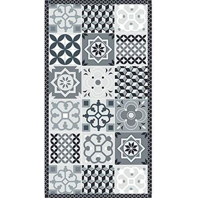 Venilia Venisol Anti-Rutsch Teppich -Alfombra Antideslizante con Aspecto de baldosas, de PVC, para Cocina, para Proteger el Suelo, 65 x 120 cm, Color Gris, policloruro de Vinilo, 65 x 120cm Venilia Venisol Anti-Rutsch Teppich -Alfombra Antideslizante con Aspecto de baldosas, de PVC, para Cocina, para Proteger el Suelo, 65 x 120 cm, Color Gris, policloruro de Vinilo, 65 x 120cm