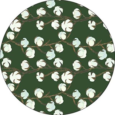 Bonateks , Alfombrilla Redonda con Estampado Digital, Base Antideslizante, para Oficina y hogar, diámetro 22 cm Bonateks , Alfombrilla Redonda con Estampado Digital, Base Antideslizante, para Oficina y hogar, diámetro 22 cm