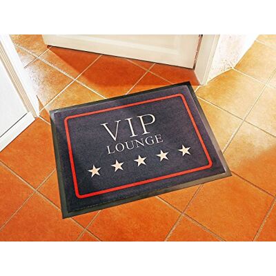 Hanse Home VIP Lounge Felpudo (40 x 60 cm), Color Negro Hanse Home VIP Lounge Felpudo (40 x 60 cm), Color Negro