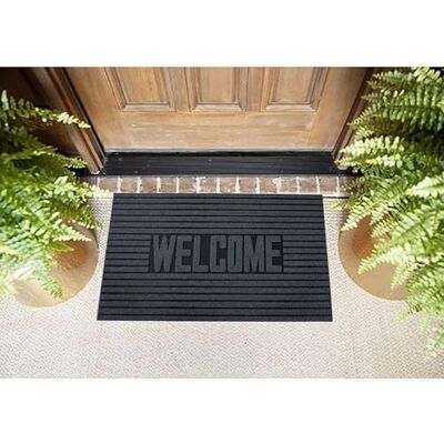 Nicoman Felpudo Antideslizante Respetuoso con el Medio Ambiente y Absorbente para Interiores y Exteriores, 75 x 45 cm Nicoman Felpudo Antideslizante Respetuoso con el Medio Ambiente y Absorbente para Interiores y Exteriores, 75 x 45 cm