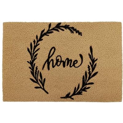 Relaxdays Felpudo de Coco Antideslizante e Impermeable, 60 x 40 cm, hogar Natural Relaxdays Felpudo de Coco Antideslizante e Impermeable, 60 x 40 cm, hogar Natural
