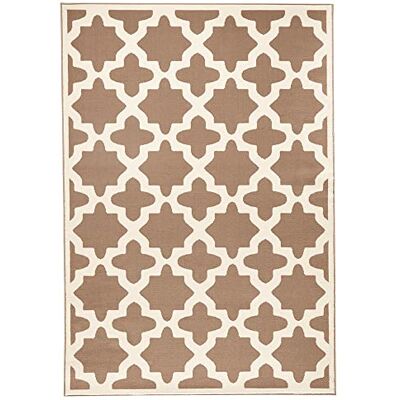 Zala Living Capri Noble Alfombra de salón Moderna, diseño gráfico, Pelo Corto, Tejido Plano para Dormitorio, Comedor, salón, habitación de los niños, Pasillo, Dormitorio, Cocina, 140 x 200 cm Zala Living Capri Noble Alfombra de salón Moderna, diseño gráfico, Pelo Corto, Tejido Plano para Dormitorio, Comedor, salón, habitación de los niños, Pasillo, Dormitorio, Cocina, 140 x 200 cm