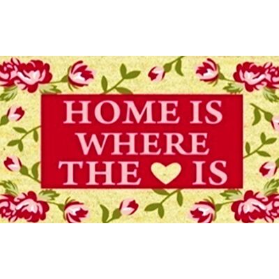 Gift Company Felpudo Home is Where The Love is, Coco, Multicolor, 75 x 2 x 45 cm Gift Company Felpudo Home is Where The Love is, Coco, Multicolor, 75 x 2 x 45 cm