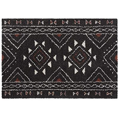 Douceur d'Intérieur , Saharienne Alfombrilla Rectangular (Polipropileno, 60 x 110 cm), Color Negro Douceur d'Intérieur , Saharienne Alfombrilla Rectangular (Polipropileno, 60 x 110 cm), Color Negro
