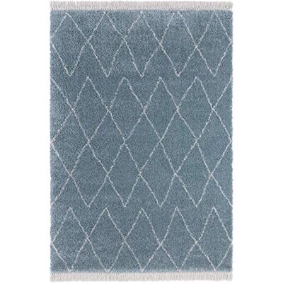 Hanse Home Alfombra de Jade de Pelo Alto, Suave y esponjosa, de Pelo Largo, Shaggy Flokati Skandi con Flecos para habitación de los niños, Dormitorio, Cocina, Pasillo, Azul, Crema, 120 x 170 cm Hanse Home Alfombra de Jade de Pelo Alto, Suave y esponjosa, de Pelo Largo, Shaggy Flokati Skandi con Flecos para habitación de los niños, Dormitorio, Cocina, Pasillo, Azul, Crema, 120 x 170 cm