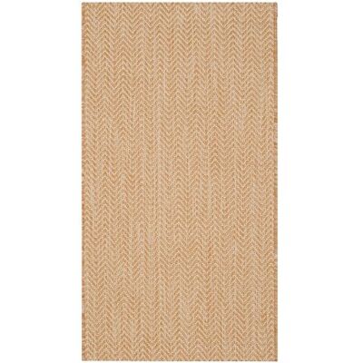 Safavieh Alfombra Contemporáneas para Sala de Estar, Comedor, Dormitorio Courtyard Collection, Pelo Corto, Natural y Crema, 79 X 152 cm Safavieh Alfombra Contemporáneas para Sala de Estar, Comedor, Dormitorio Courtyard Collection, Pelo Corto, Natural y Crema, 79 X 152 cm