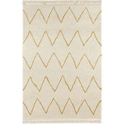 Hanse Home Mint Rugs Ruby Alfombra (Polipropileno, 160 x 230 cm), Color Crema y Dorado Hanse Home Mint Rugs Ruby Alfombra (Polipropileno, 160 x 230 cm), Color Crema y Dorado